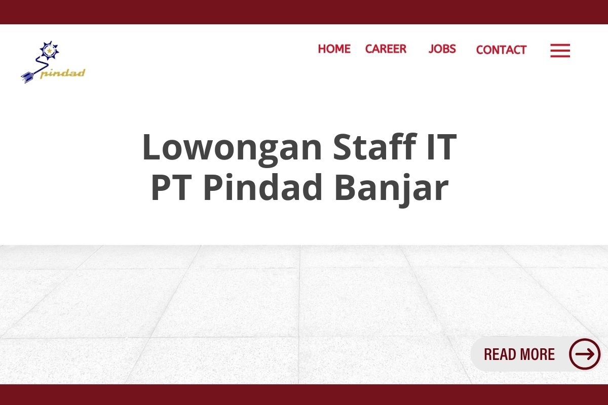 Lowongan Staff IT PT Pindad Banjar