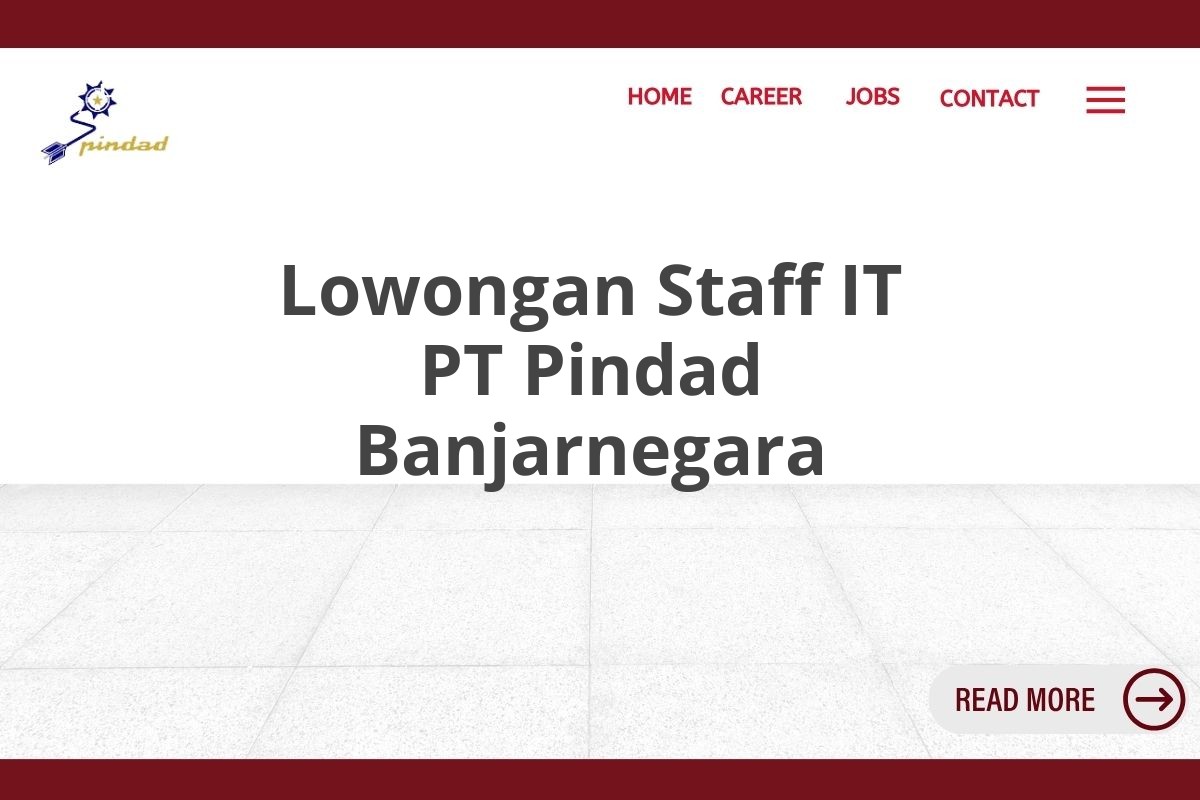 Lowongan Staff IT PT Pindad Banjarnegara