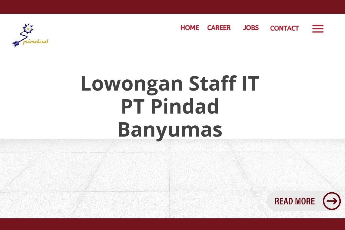 Lowongan Staff IT PT Pindad Banyumas