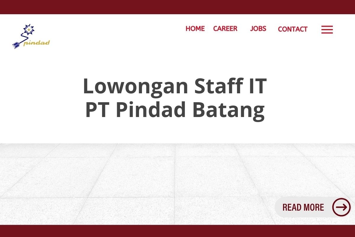 Lowongan Staff IT PT Pindad Batang