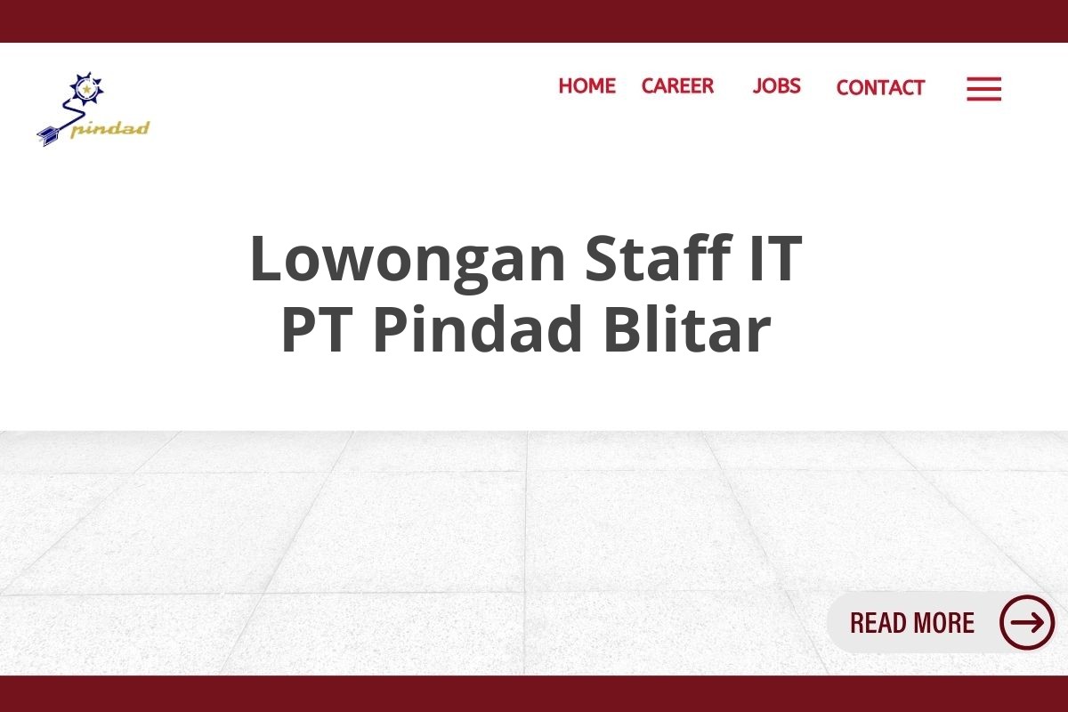 Lowongan Staff IT PT Pindad Blitar