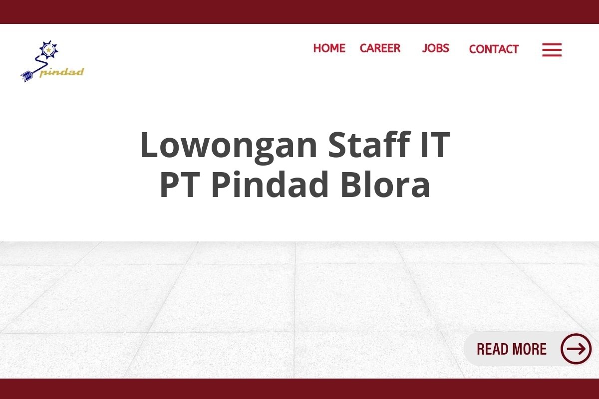 Lowongan Staff IT PT Pindad Blora