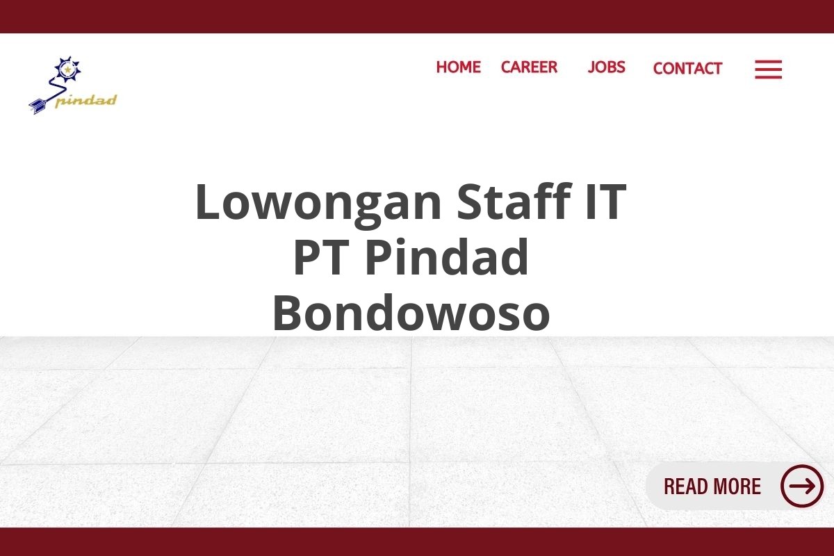 Lowongan Staff IT PT Pindad Bondowoso