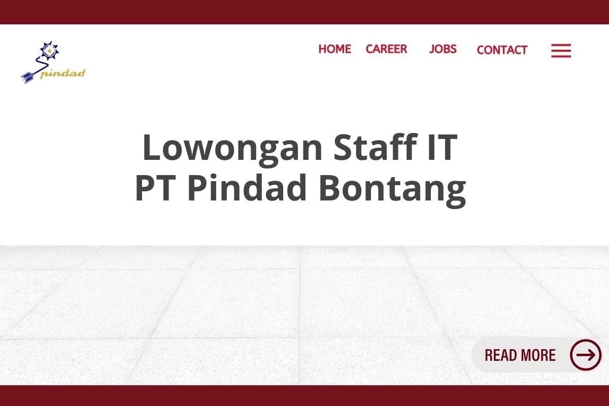 Lowongan Staff IT PT Pindad Bontang