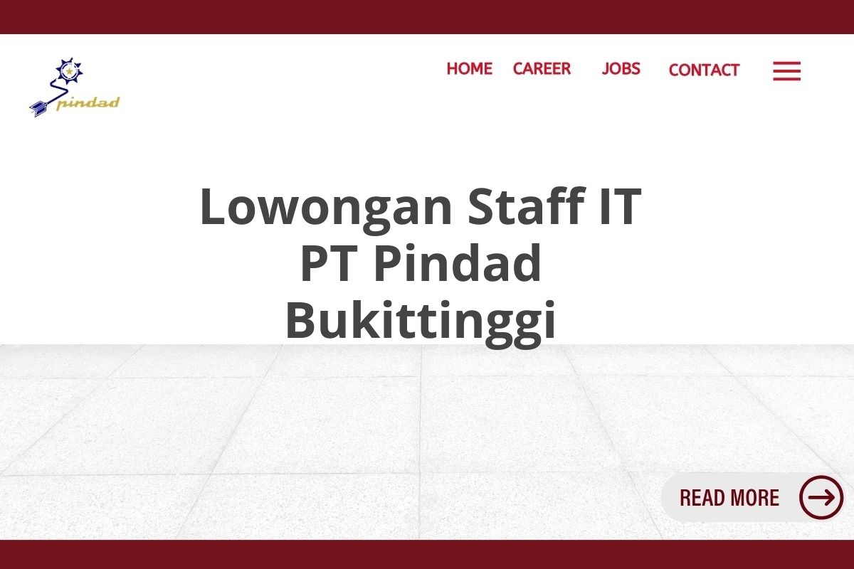 Lowongan Staff IT PT Pindad Bukittinggi