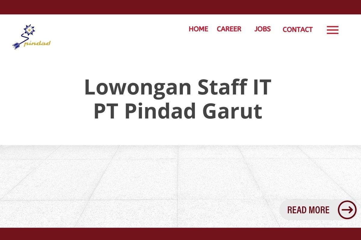 Lowongan Staff IT PT Pindad Garut