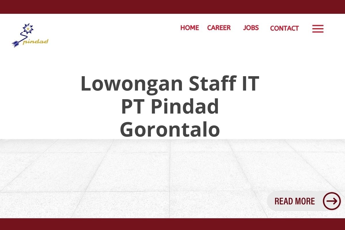 Lowongan Staff IT PT Pindad Gorontalo