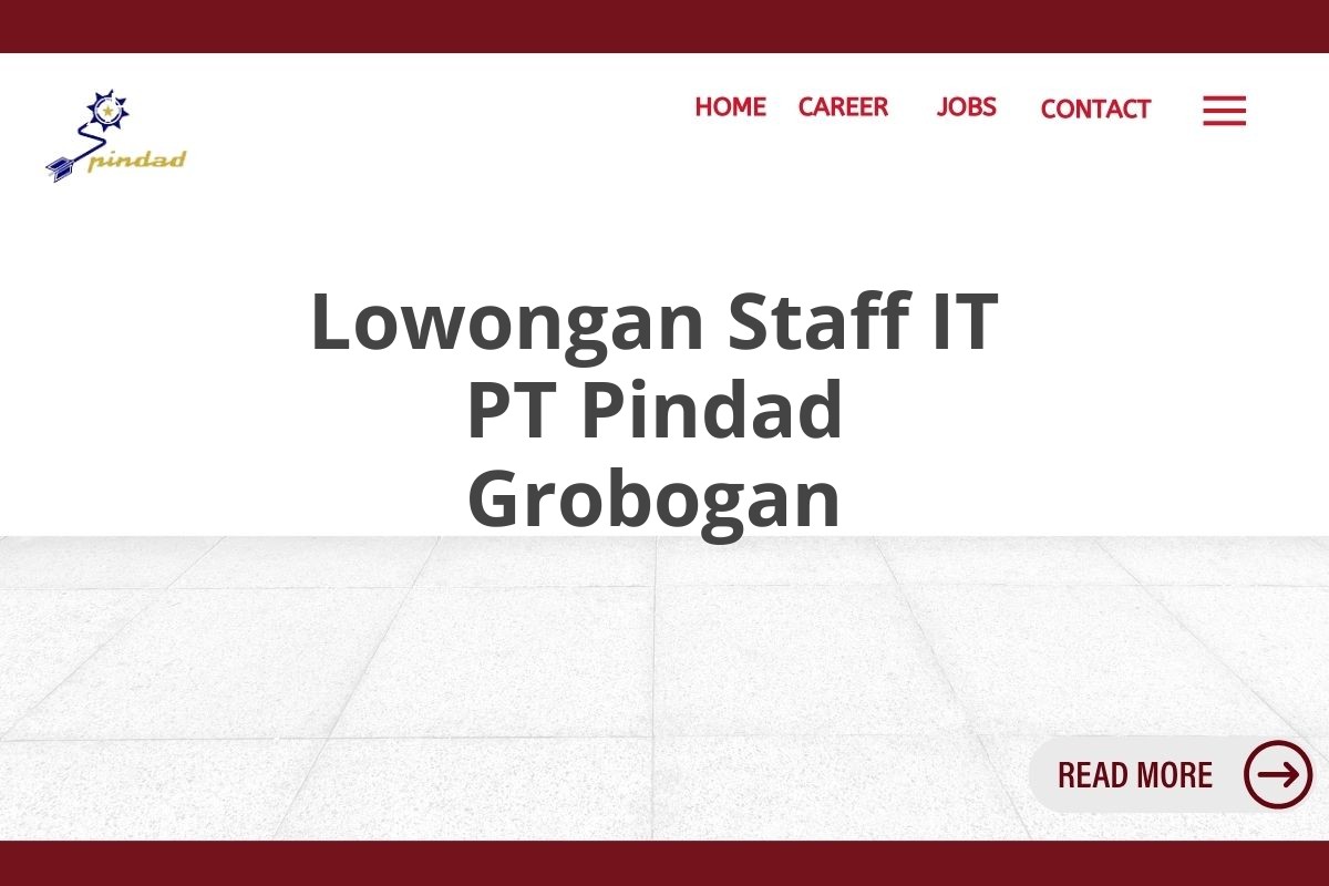 Lowongan Staff IT PT Pindad Grobogan