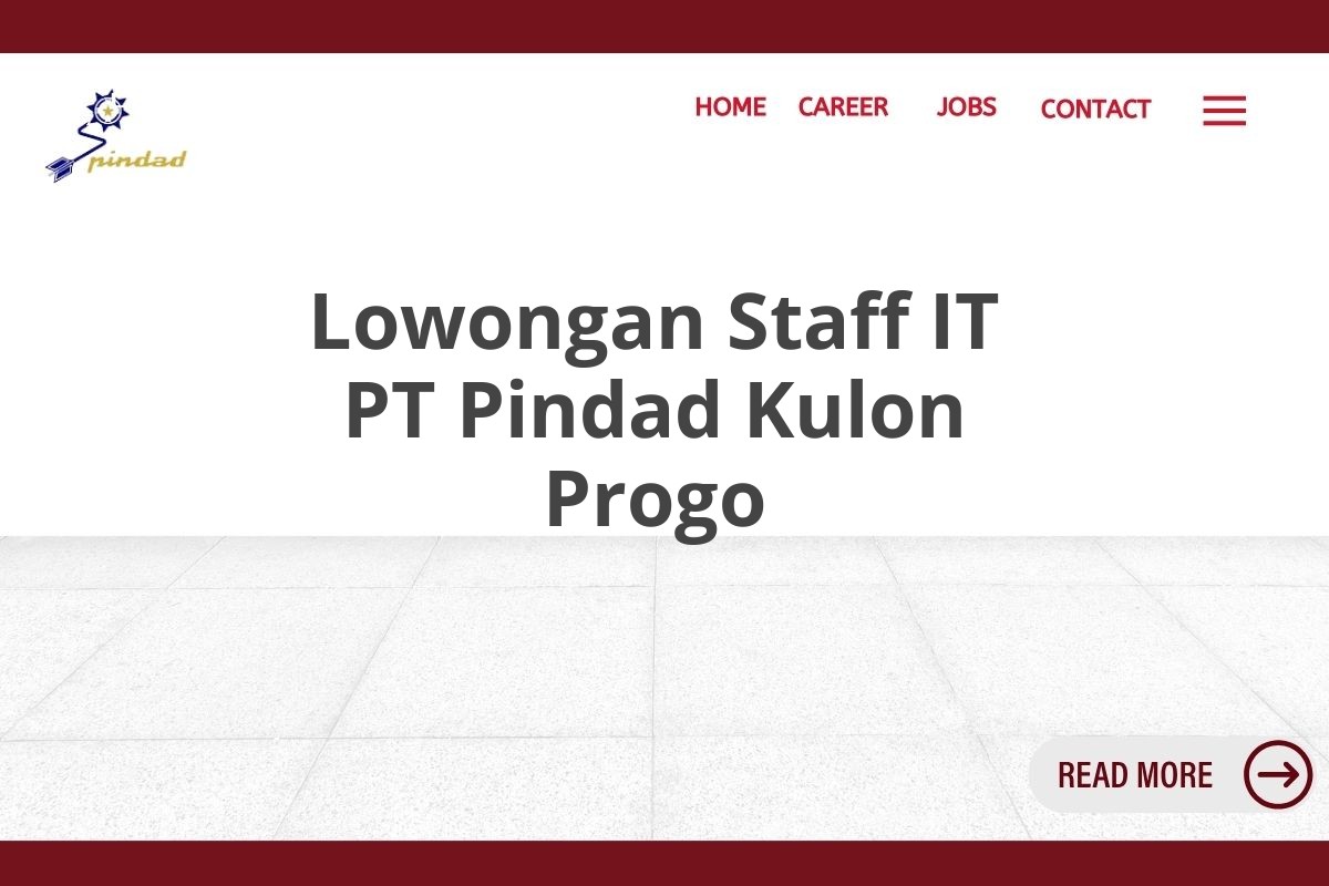 Lowongan Staff IT PT Pindad Kulon Progo