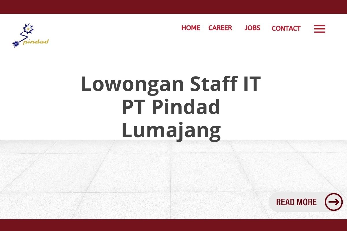 Lowongan Staff IT PT Pindad Lumajang