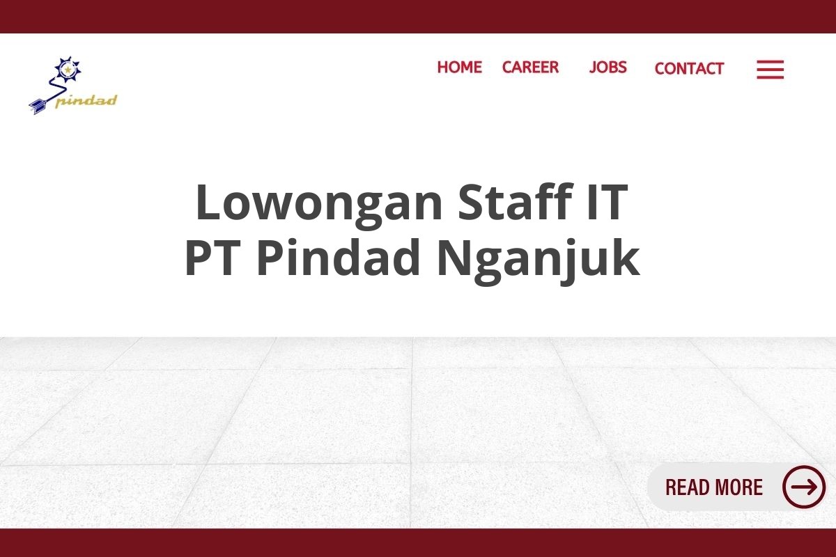 Lowongan Staff IT PT Pindad Nganjuk