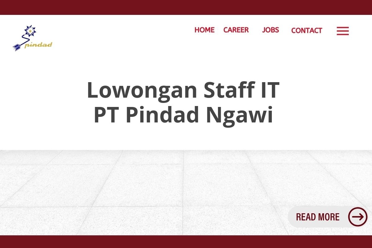 Lowongan Staff IT PT Pindad Ngawi