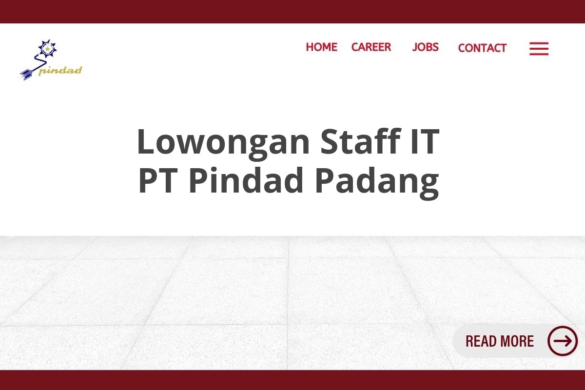 Lowongan Staff IT PT Pindad Padang