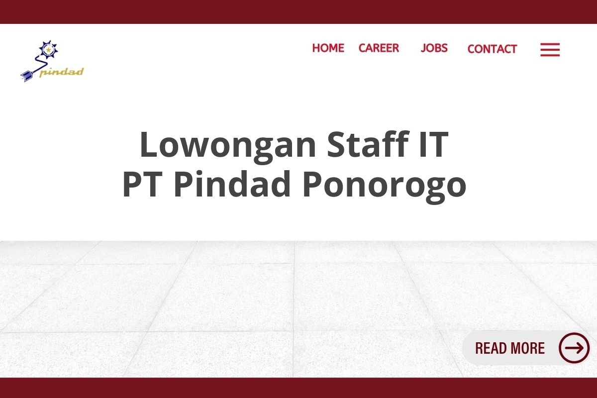 Lowongan Staff IT PT Pindad Ponorogo