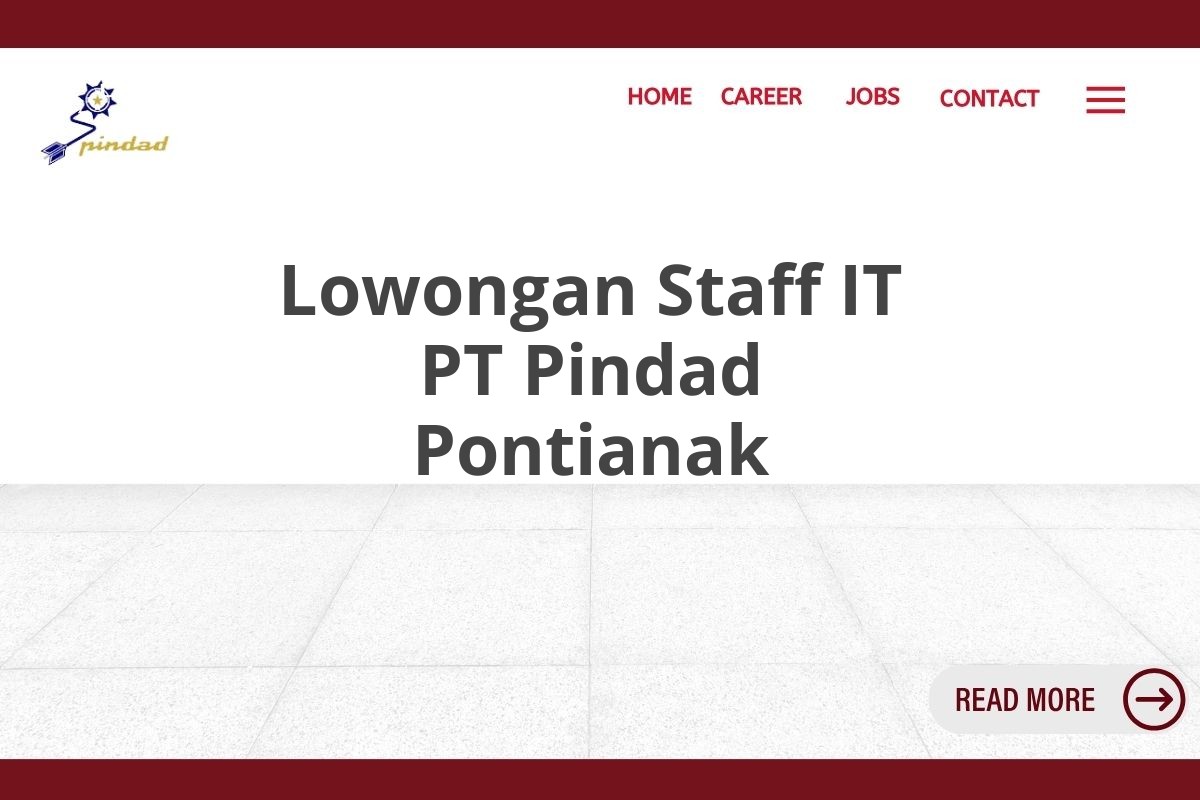 Lowongan Staff IT PT Pindad Pontianak