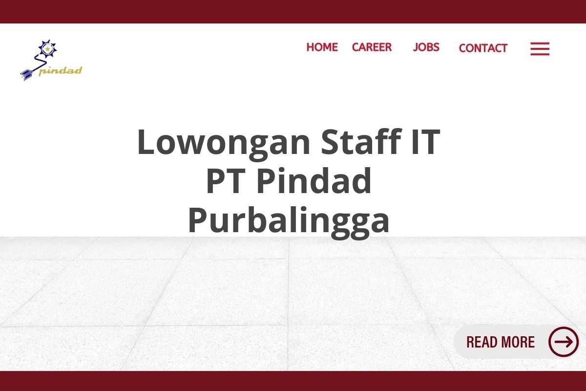 Lowongan Staff IT PT Pindad Purbalingga