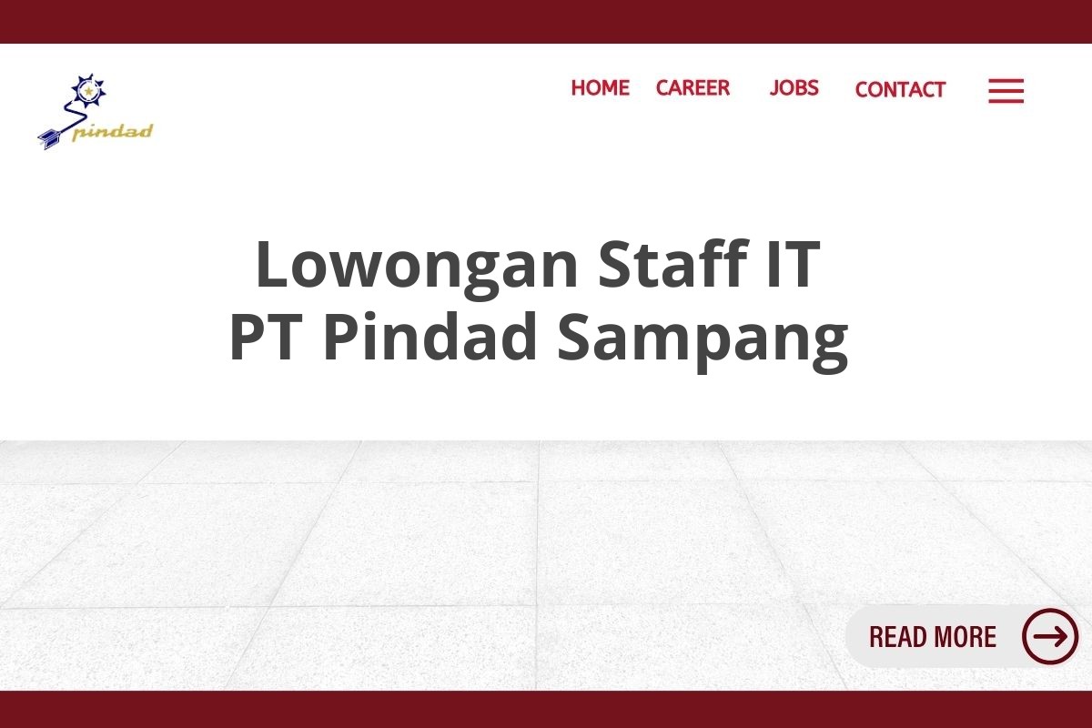 Lowongan Staff IT PT Pindad Sampang