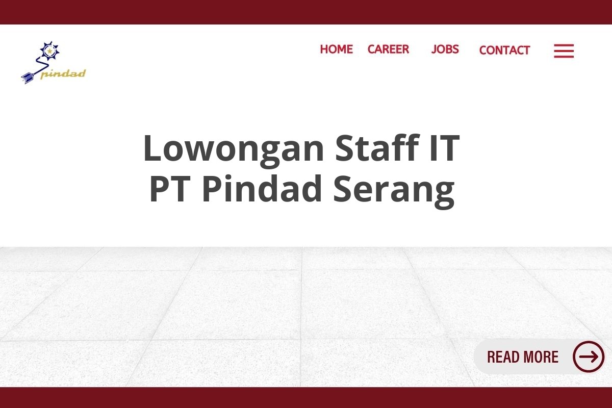 Lowongan Staff IT PT Pindad Serang