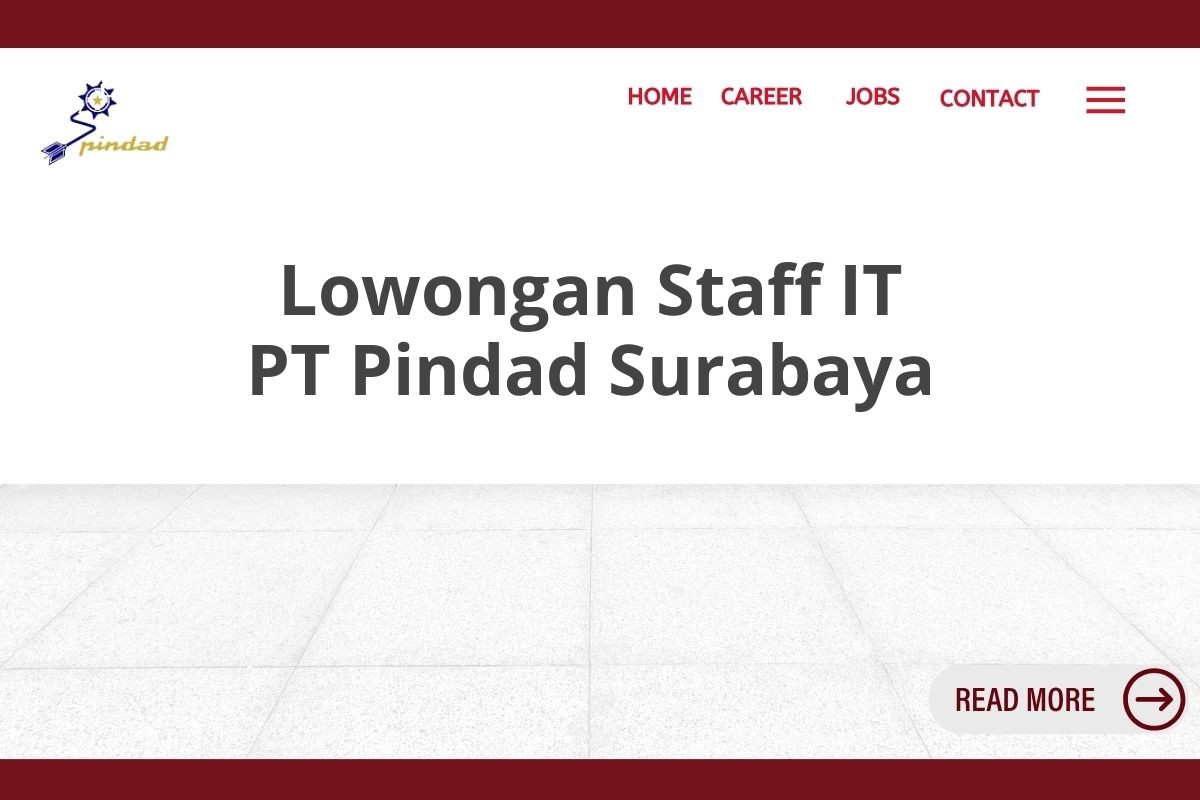 Lowongan Staff IT PT Pindad Surabaya