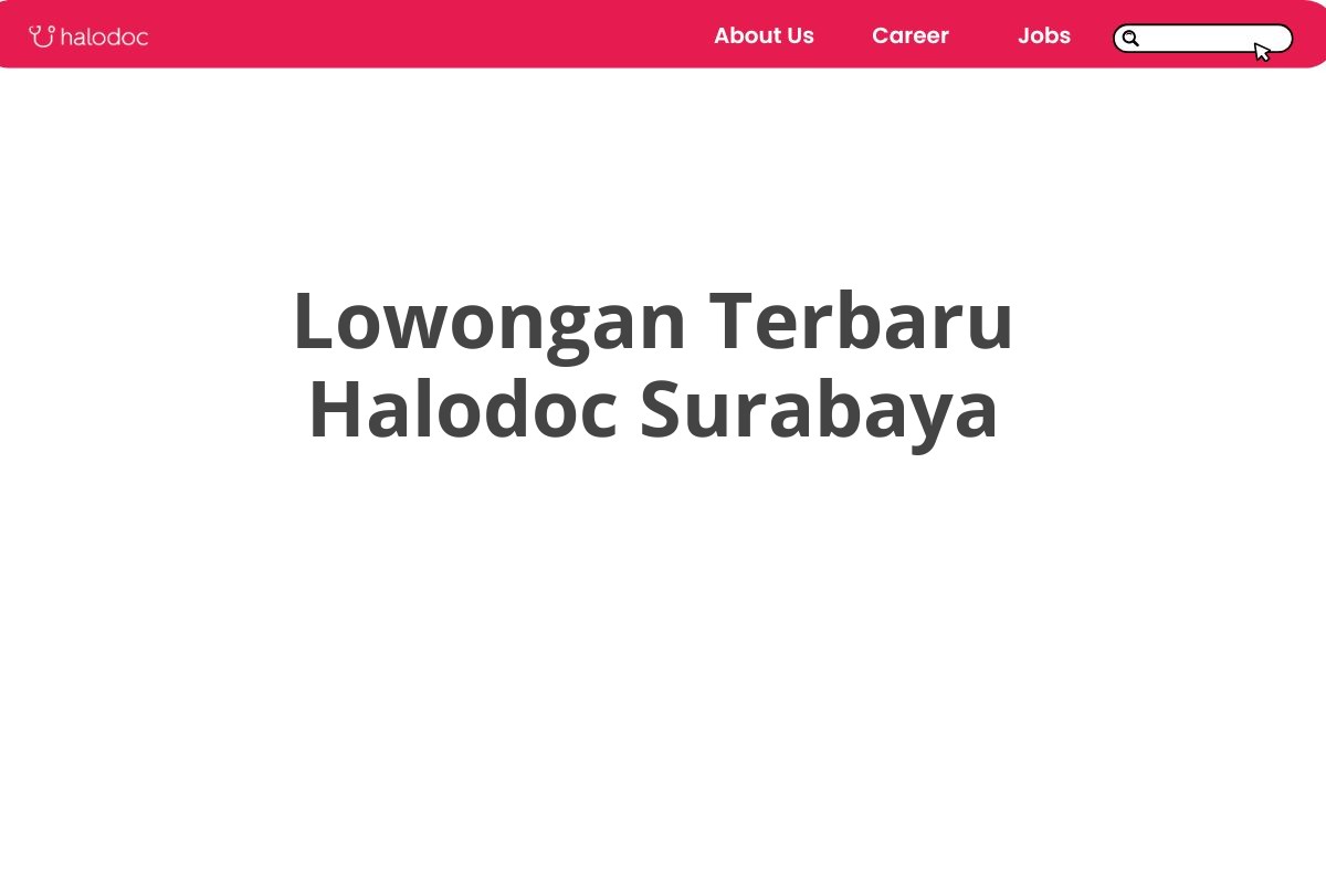 Lowongan Terbaru Halodoc Surabaya